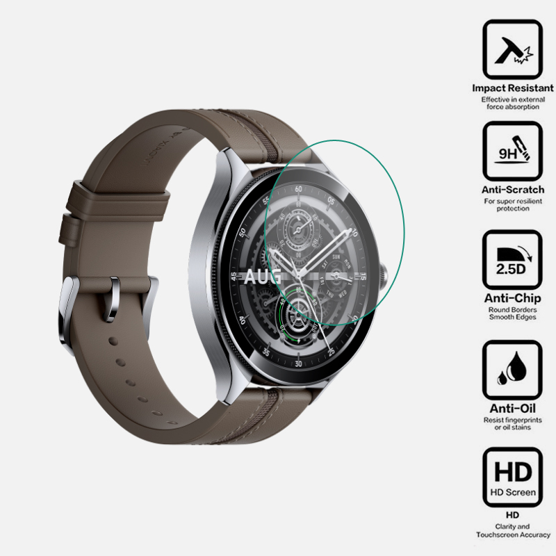 Smartwatch Hard Tempered Glass - Smartwatch Screen Film review and price