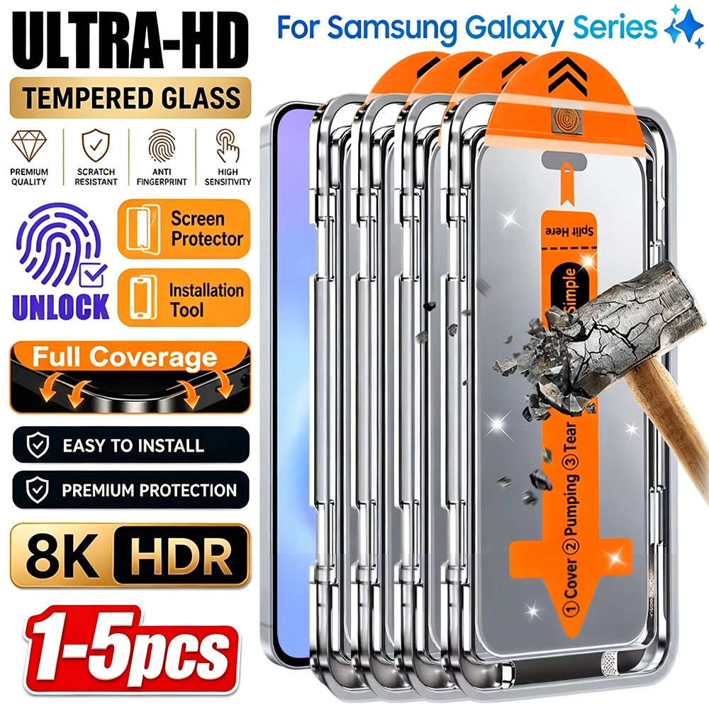 NNBILI 1-5Pcs HD Tempered Glas - Screen Alignment Tool review and price