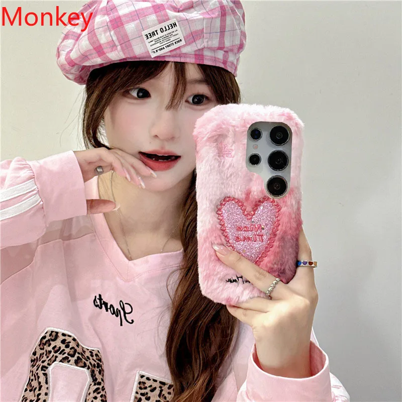 Embroidered Plush Fur Cute Lov - Vivo Y28 review and price
