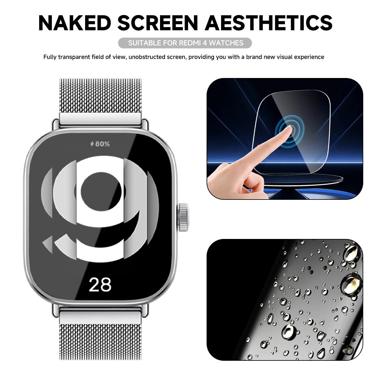 Tempered Glass for Xiaomi Redm - Smartwatch Screen Film review and price