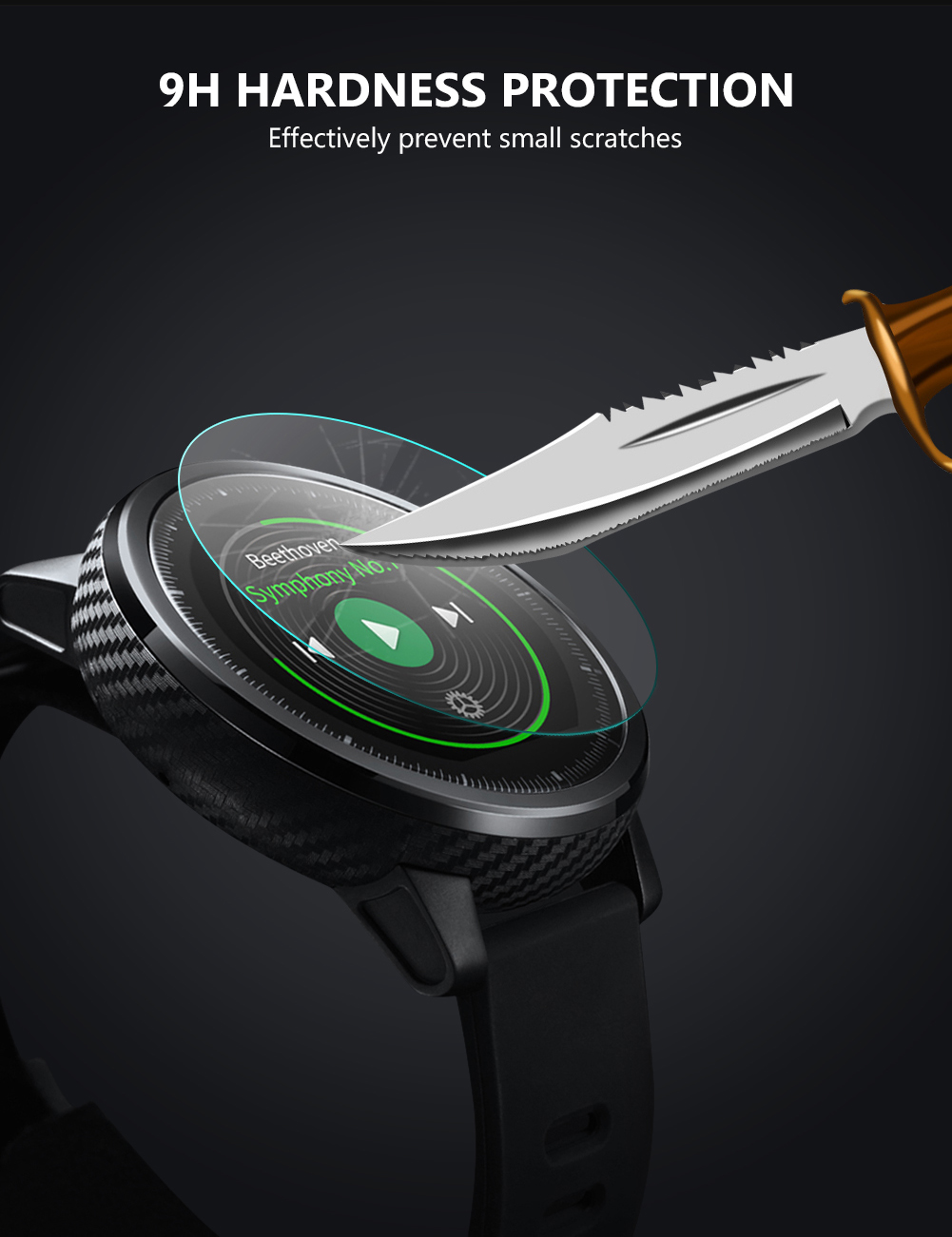 2PACK Round Watches Tempered G - Smartwatch Screen Film review and price